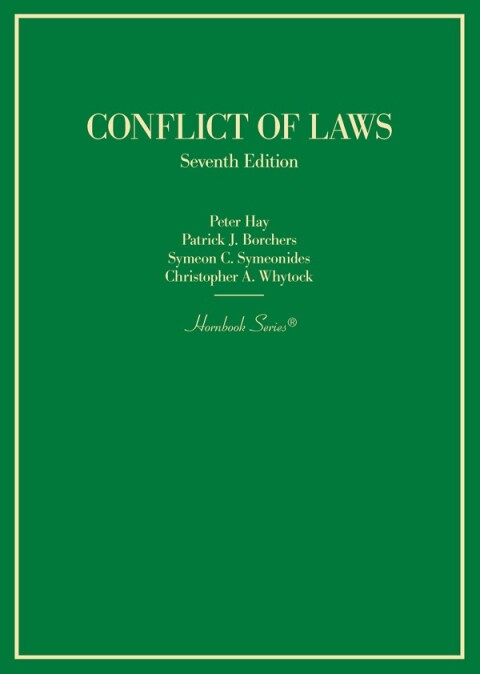 Cover image for book Conflict of Laws
