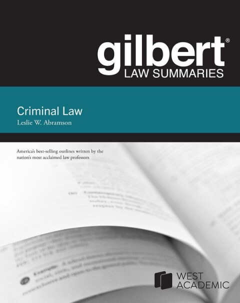 Cover image for book Gilbert Law Summary on Criminal Law