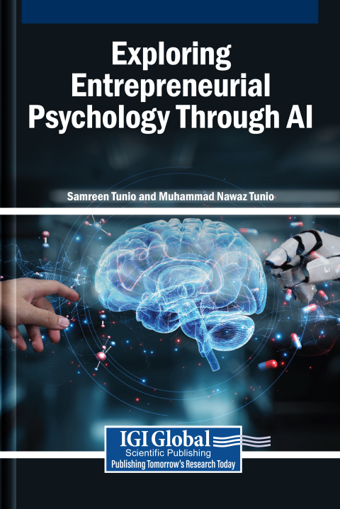 Cover image for book Exploring Entrepreneurial Psychology Through AI