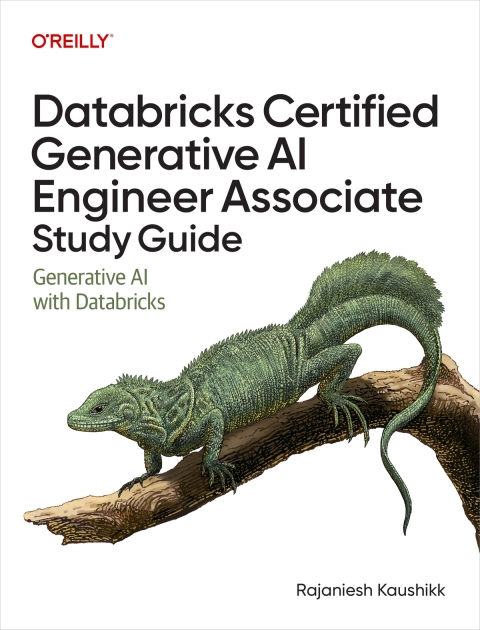 Cover image for book Databricks Certified Generative AI Engineer Associate Study Guide