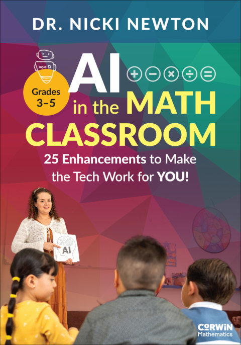 Cover image for book AI in the Math Classroom, Grades 3-5
