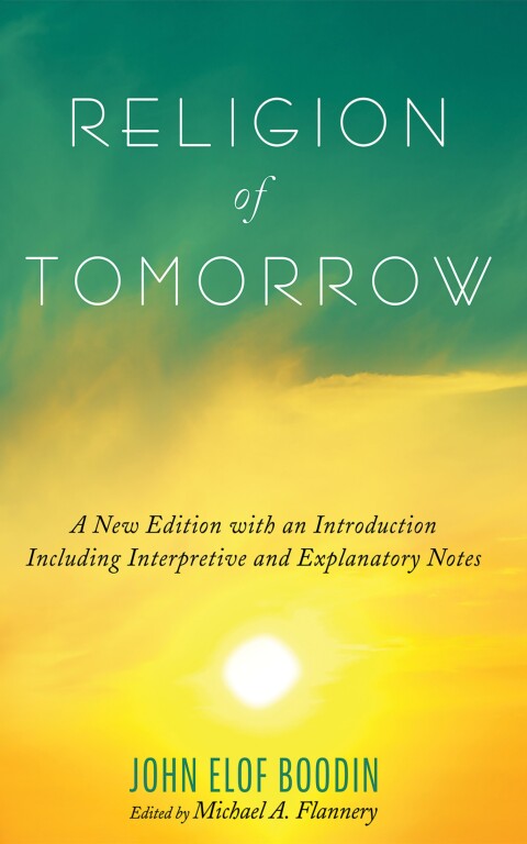 Cover image for book Religion of Tomorrow