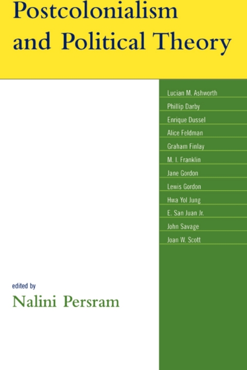 Cover image for book Postcolonialism and Political Theory