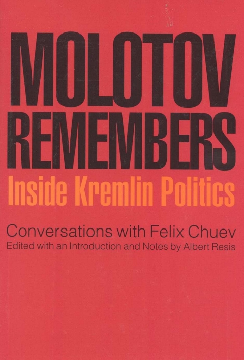 Cover image for book Molotov Remembers