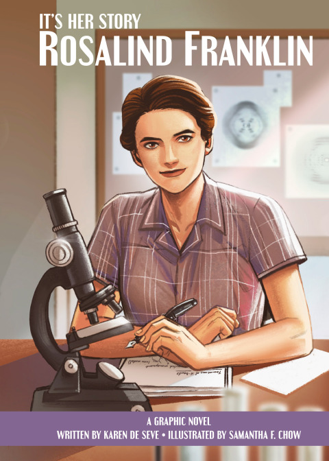 Cover image for book It's Her Story Rosalind Franklin: A Graphic Novel