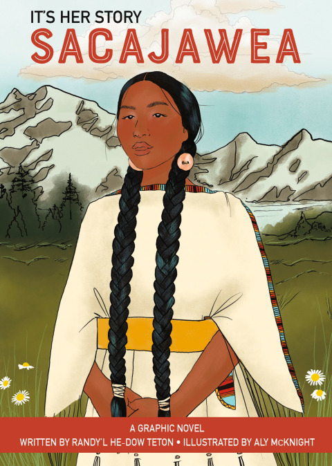 Cover image for book It's Her Story Sacajawea: A Graphic Novel
