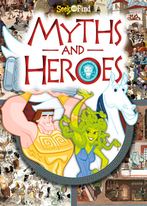 Cover image for book Myths and Heroes: Seek and Find