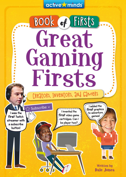Cover image for book Great Gaming Firsts: Creators, Inventors, and Gamers Read-Along