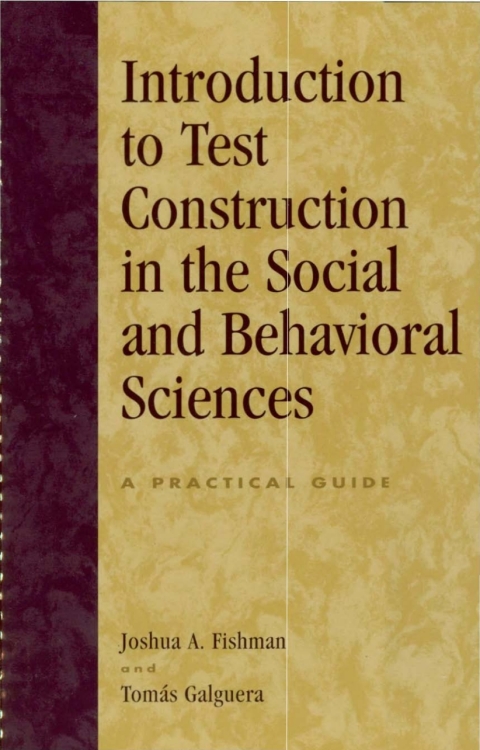 Cover image for book Introduction to Test Construction in the Social and Behavioral Sciences
