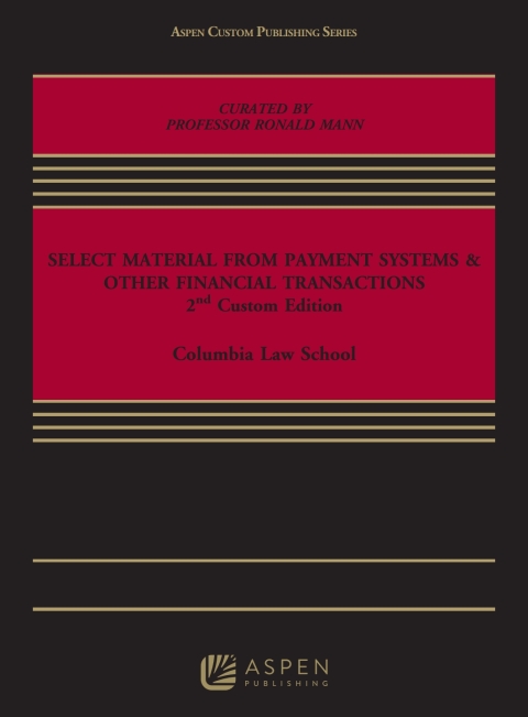 Cover image for book Select Material from Payment Systems and Other Financial Transactions