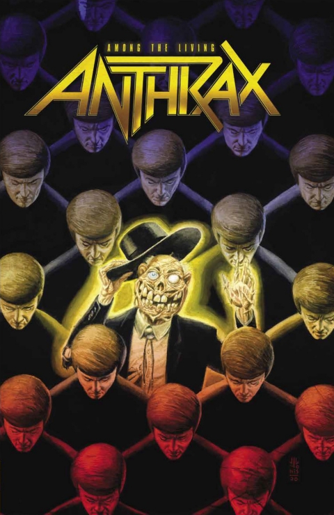 Cover image for book Anthrax: Among the Living (Hardcover)