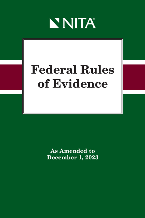 Cover image for book Federal Rules of Evidence