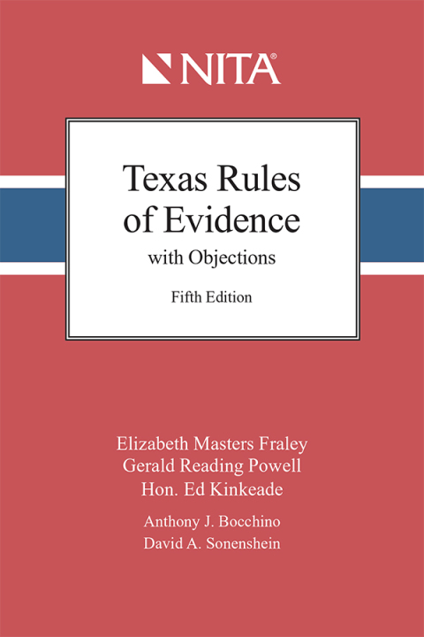 Cover image for book Texas Rules of Evidence with Objections