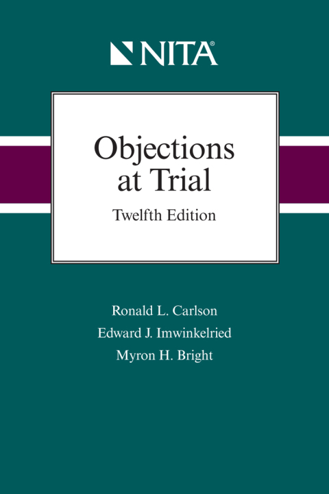 Cover image for book Objections at Trial