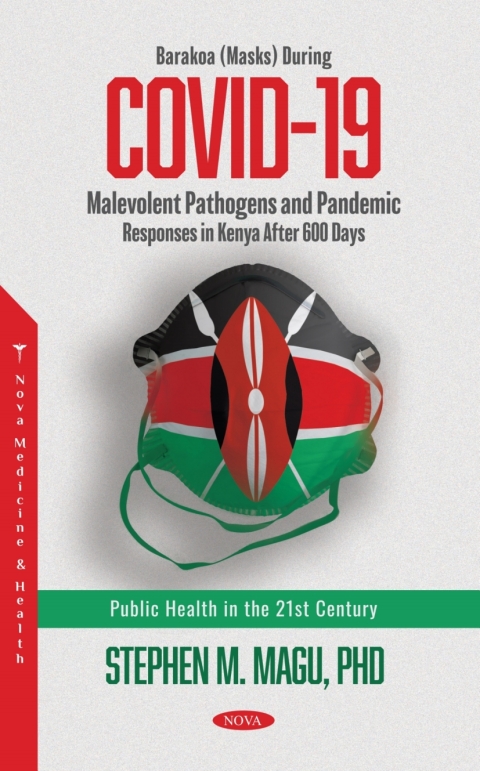 Cover image for book Barakoa (Masks) During COVID-19: Malevolent Pathogens and Pandemic Responses in Kenya After 600 Days