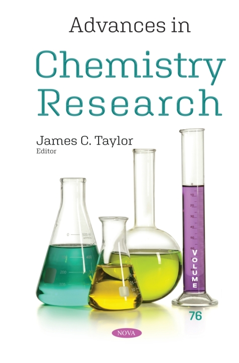 Cover image for book Advances in Chemistry Research. Volume 76