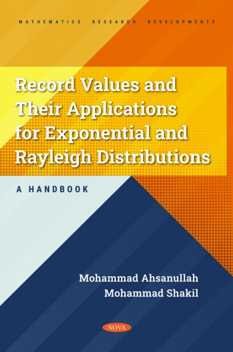 Cover image for book Record Values and Their Applications for Exponential and Rayleigh Distributions - A Handbook