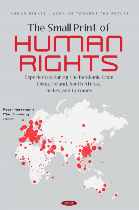 Cover image for book The Small Print of Human Rights: Experiences during the Pandemic from China, Ireland, South Africa, Turkey and Germany