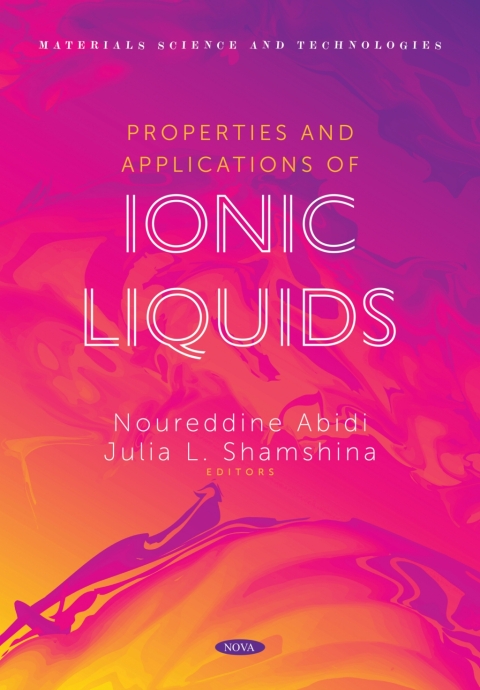 Cover image for book Properties and Applications of Ionic Liquids