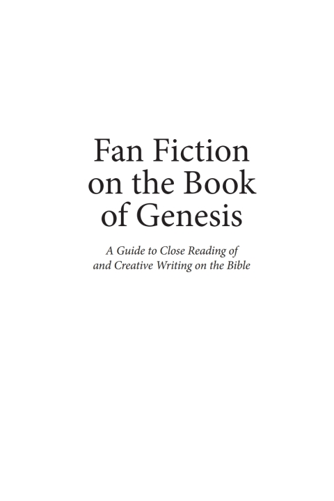 Cover image for book Fan Fiction on the Book of Genesis