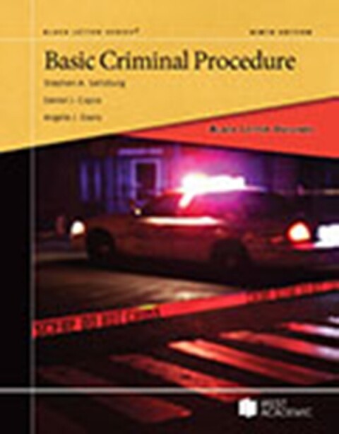 Cover image for book Saltzburg, Capra, and Davis's Black Letter Outline on Basic Criminal Procedure