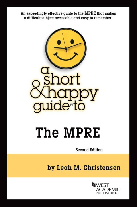 Cover image for book Christensen's A Short & Happy Guide to the MPRE