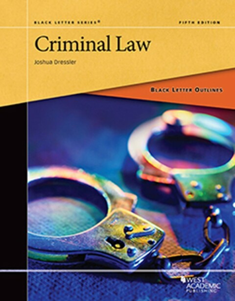 Cover image for book Dressler's Black Letter Outline on Criminal Law