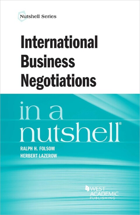 Cover image for book Folsom and Lazerow's International Business Negotiations in a Nutshell