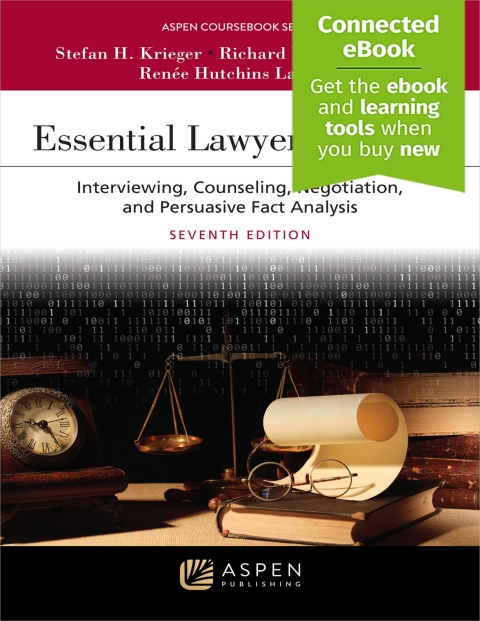 Cover image for book Essential Lawyering Skills