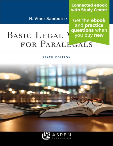 Basic Legal Writing F/Paralegals