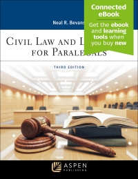 صورة الغلاف: Civil Law and Litigation for Paralegals 3rd edition 9781543826111