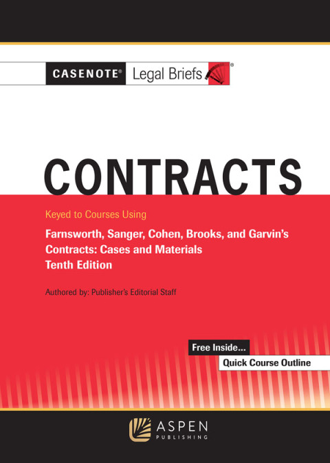 Cover image for book Contracts, Keyed to Farnsworth, Sanger, Cohen, Brooks, and Garvin's