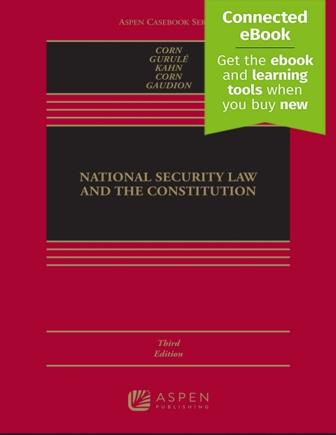 Cover image for book National Security Law and the Constitution