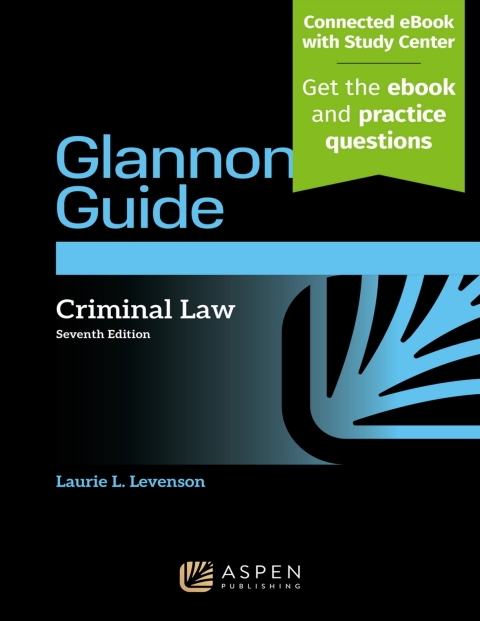 Cover image for book The Glannon Guide to Criminal Law