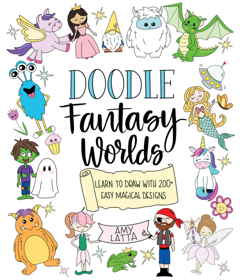 Cover image for book Doodle Fantasy Worlds
