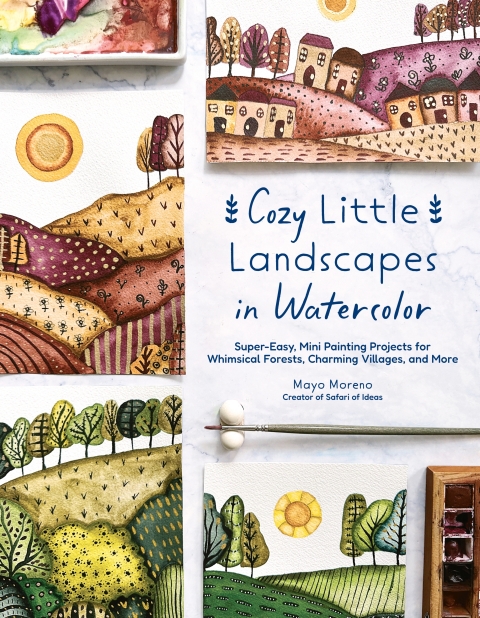 Cover image for book Cozy Little Landscapes in Watercolor