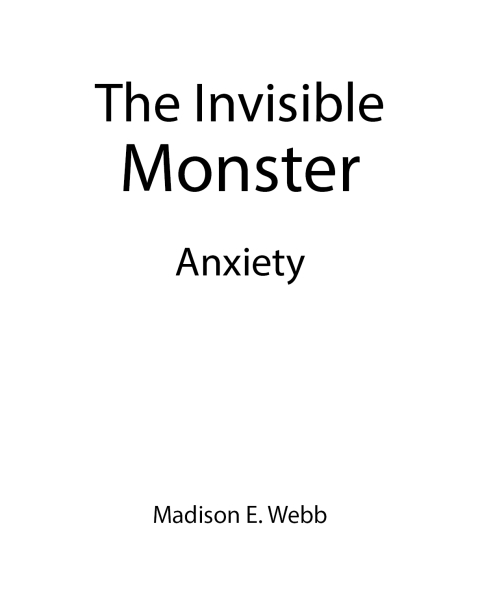 Cover image for book The Invisible Monster