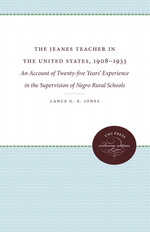 Cover image for book The Jeanes Teacher in the United States, 1908-1933