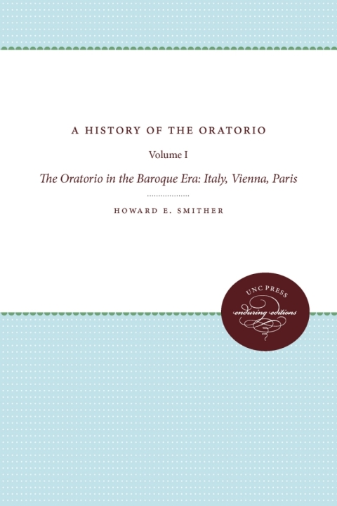 Cover image for book A History of the Oratorio