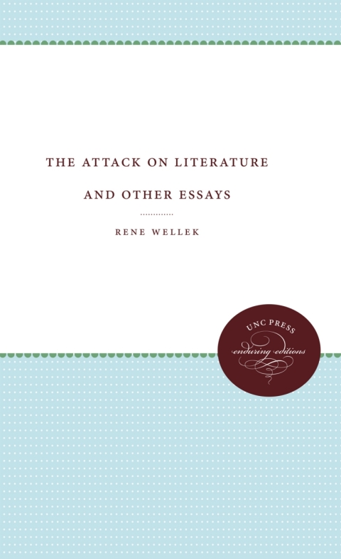 Cover image for book The Attack on Literature and Other Essays