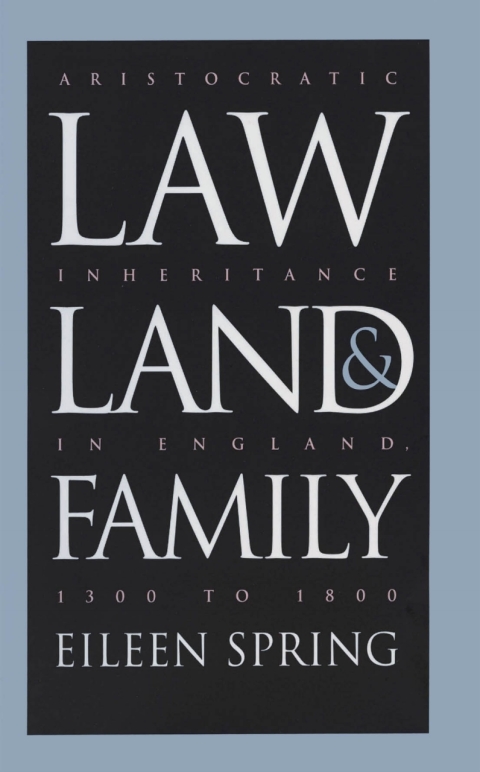 Cover image for book Law, Land, and Family