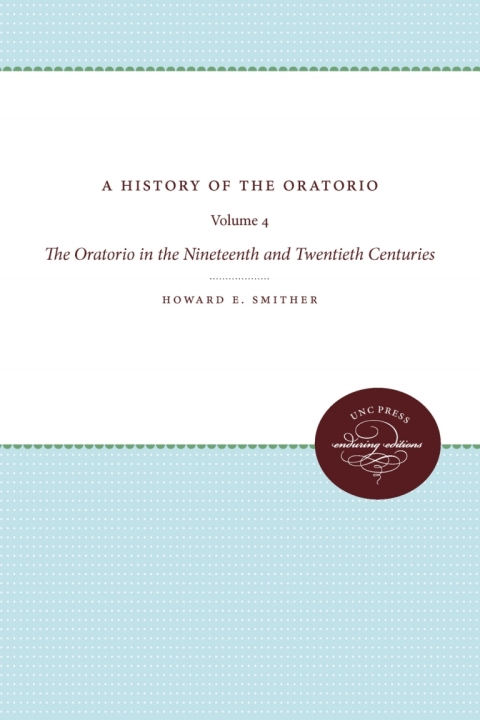 Cover image for book A History of the Oratorio