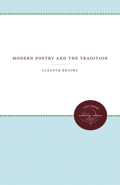 Cover image for book Modern Poetry and the Tradition
