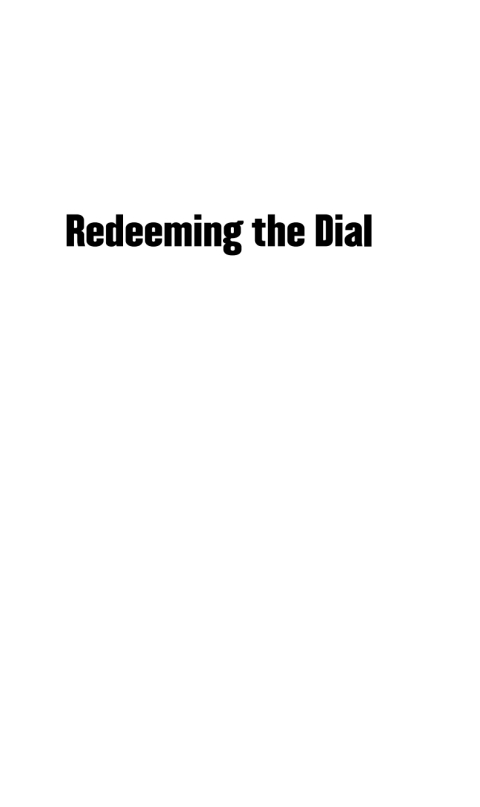 Cover image for book Redeeming the Dial