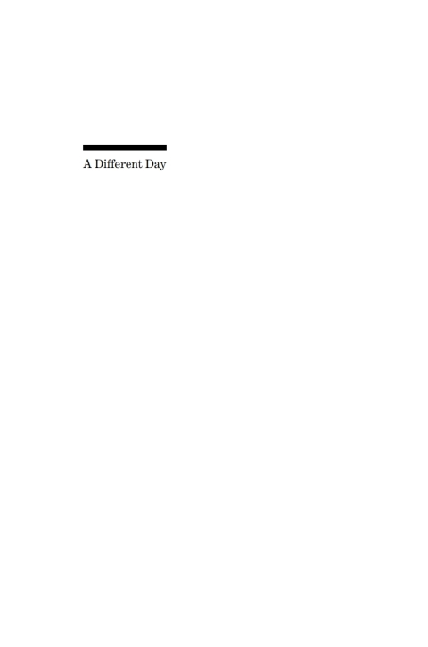 Cover image for book A Different Day