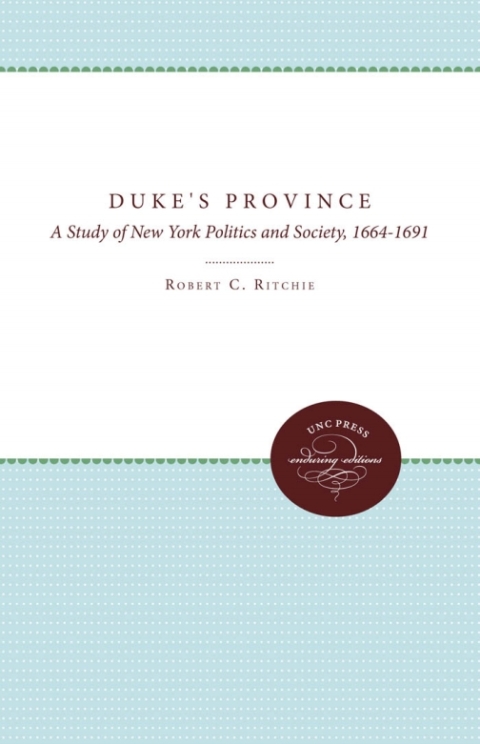 Cover image for book The Duke's Province