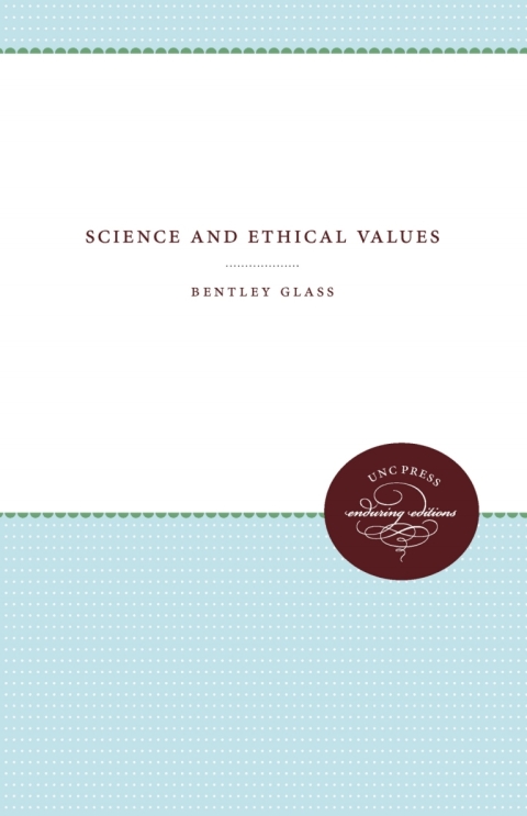 Cover image for book Science and Ethical Values