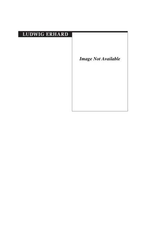 Cover image for book Ludwig Erhard