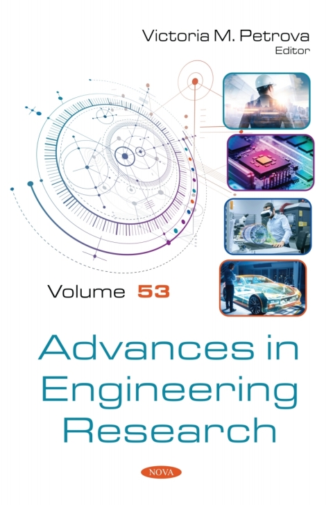 Cover image for book Advances in Engineering Research. Volume 53