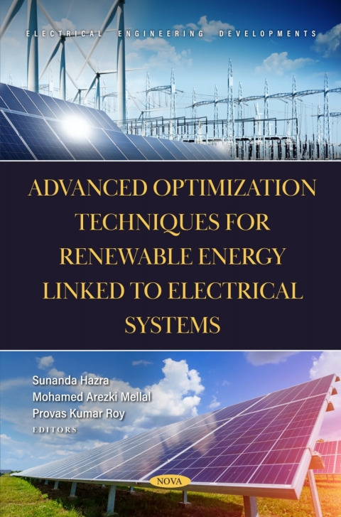 Cover image for book Advanced Optimization Techniques for Renewable Energy Linked to Electrical Systems